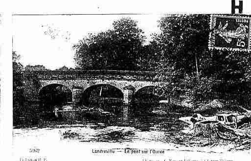Ville de LANDREVILLE Carte postale ancienne