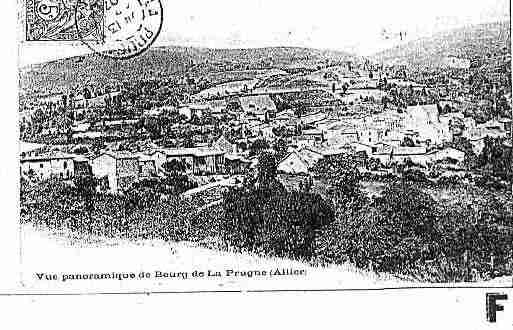 Ville de LAPRUGNE Carte postale ancienne