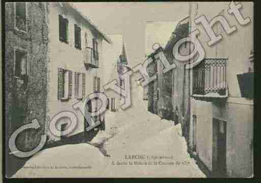 Ville de LARCHE Carte postale ancienne