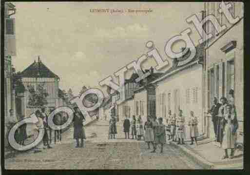 Ville de LESMONT Carte postale ancienne