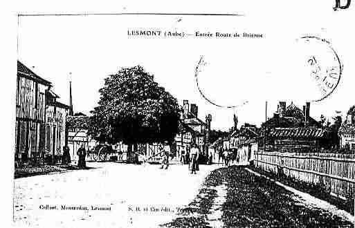 Ville de LESMONT Carte postale ancienne Ville de LESMONT Carte postale ancienne