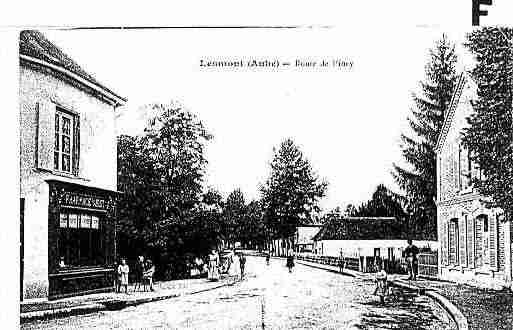 Ville de LESMONT Carte postale ancienne