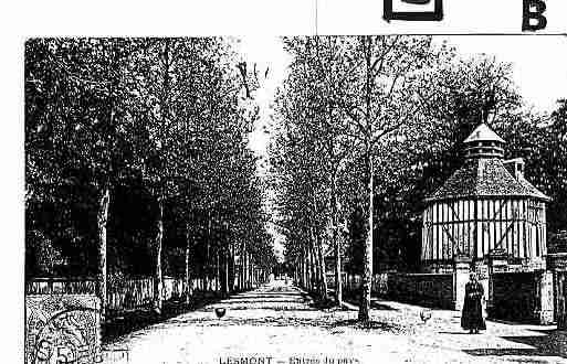 Ville de LESMONT Carte postale ancienne