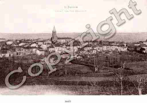 Ville de LEZATSURLEZE Carte postale ancienne