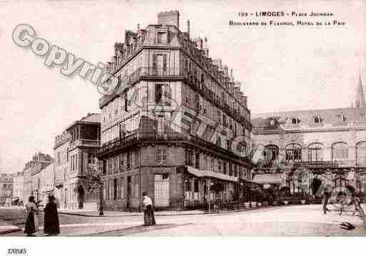 Ville de LIMOGES Carte postale ancienne