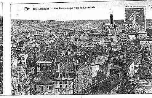 Ville de LIMOGES Carte postale ancienne
