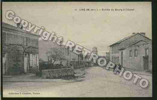 Ville de LIRE Carte postale ancienne