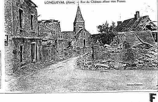 Ville de LONGUEVALBARBONVAL Carte postale ancienne