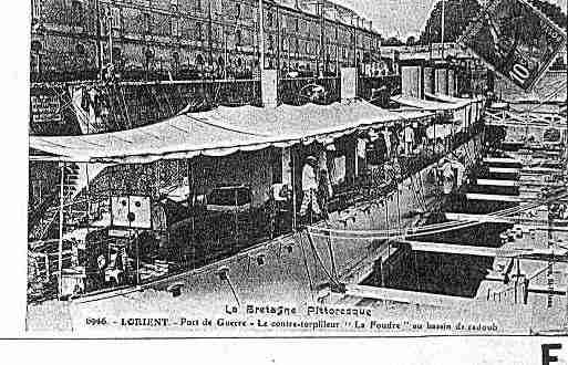 Ville de LORIENT Carte postale ancienne