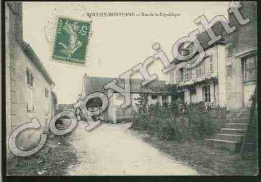 Ville de LOUCHYMONTFAND Carte postale ancienne