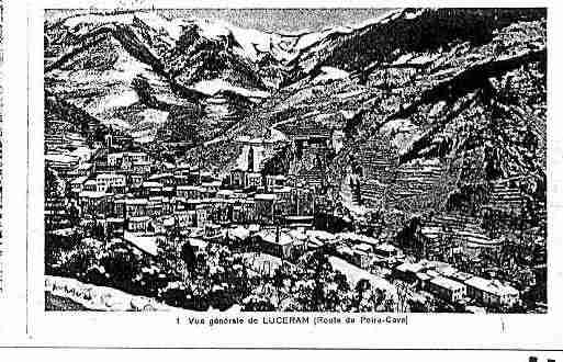 Ville de LUCERAM Carte postale ancienne Ville de LUCERAM Carte postale ancienne