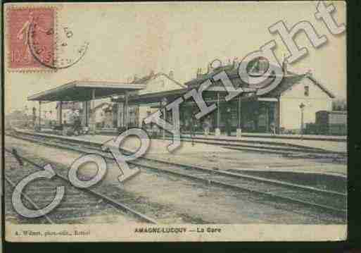 Ville de LUCQUY Carte postale ancienne