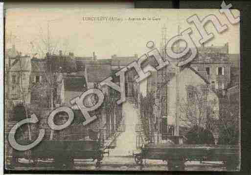 Ville de LURCYLEVIS Carte postale ancienne