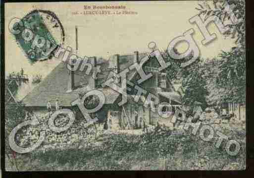 Ville de LURCYLEVIS Carte postale ancienne