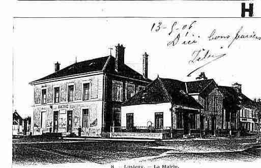 Ville de LUSIGNYSURBARSE Carte postale ancienne