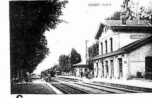 Ville de LUSIGNYSURBARSE Carte postale ancienne