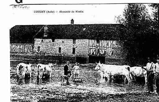 Ville de LUSIGNYSURBARSE Carte postale ancienne