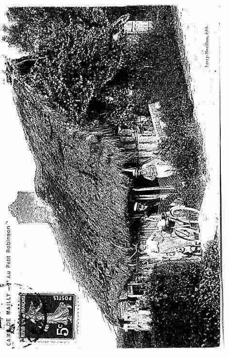 Ville de MAILLYLECAMP Carte postale ancienne