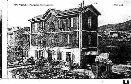 Ville de MANOSQUE Carte postale ancienne