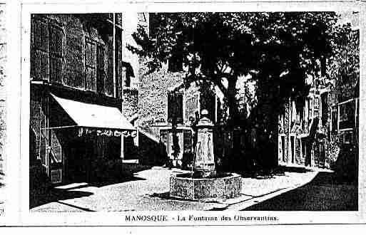 Ville de MANOSQUE Carte postale ancienne