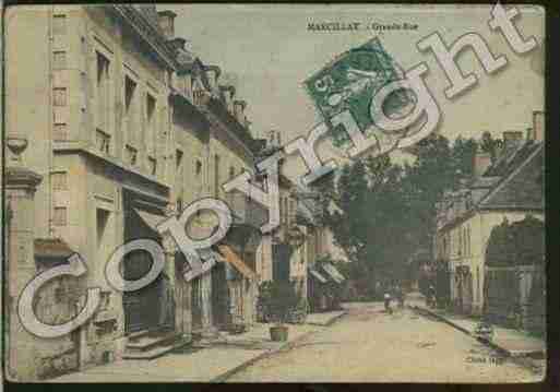 Ville de MARCILLATENCOMBRAILLE Carte postale ancienne