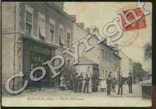 Ville de MARCILLATENCOMBRAILLE Carte postale ancienne