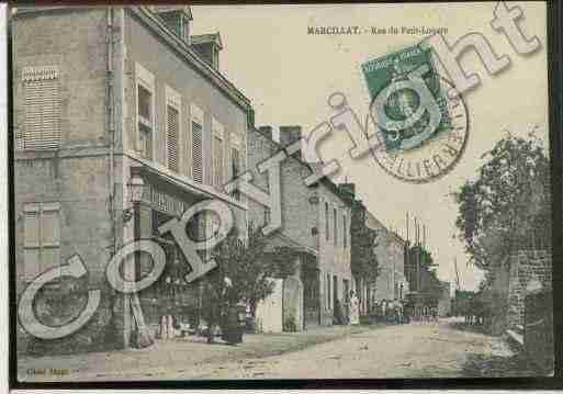 Ville de MARCILLATENCOMBRAILLE Carte postale ancienne