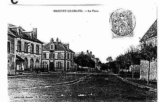 Ville de MARIGNYLECHATEL Carte postale ancienne