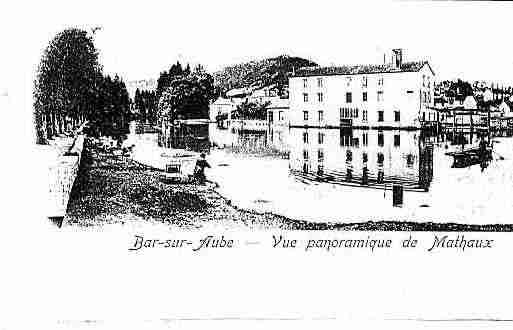 Ville de MATHAUX Carte postale ancienne