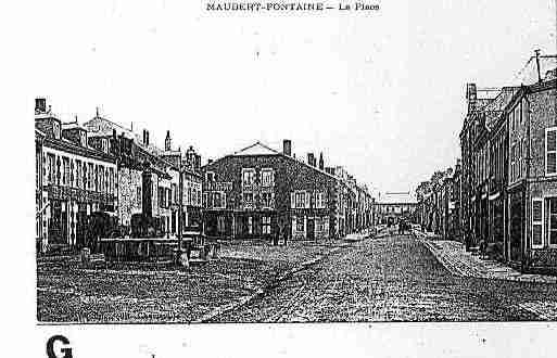 Ville de MAUBERTFONTAINE Carte postale ancienne