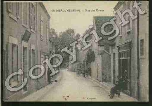 Ville de MEAULNE Carte postale ancienne