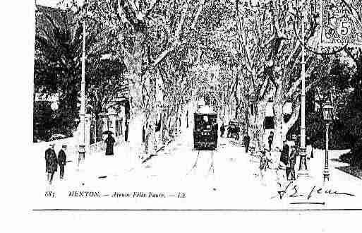 Ville de MENTON Carte postale ancienne