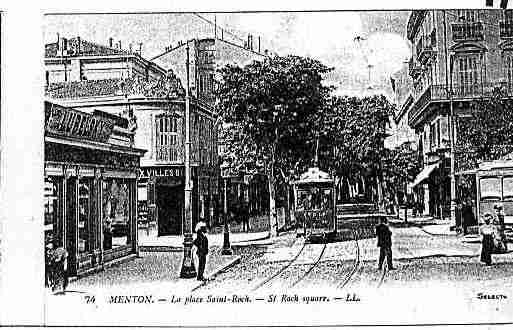 Ville de MENTON Carte postale ancienne