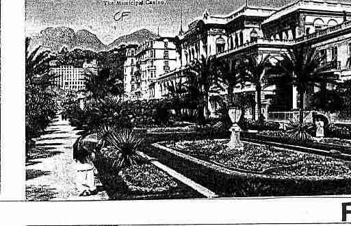 Ville de MENTON Carte postale ancienne