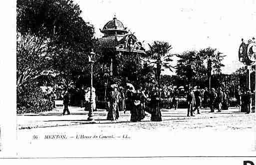 Ville de MENTON Carte postale ancienne