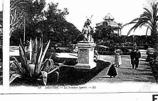 Ville de MENTON Carte postale ancienne