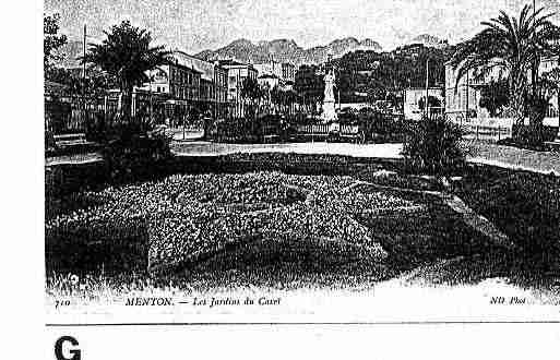 Ville de MENTON Carte postale ancienne