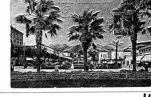 Ville de MENTON Carte postale ancienne