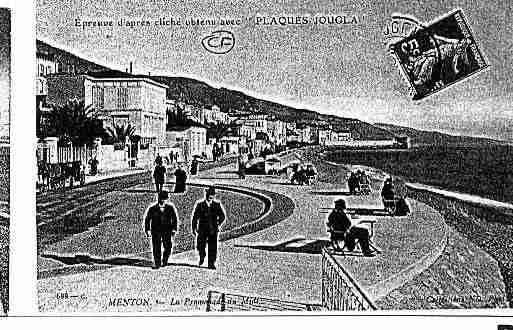 Ville de MENTON Carte postale ancienne