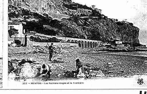 Ville de MENTON Carte postale ancienne