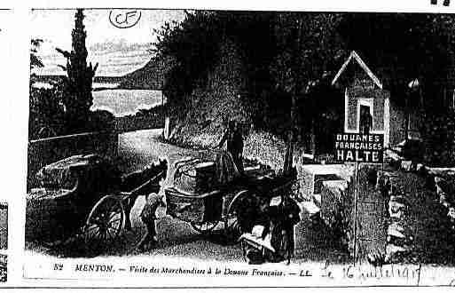 Ville de MENTON Carte postale ancienne