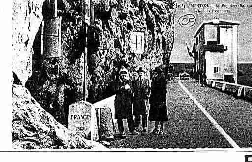 Ville de MENTON Carte postale ancienne