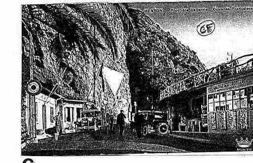 Ville de MENTON Carte postale ancienne