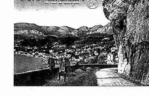 Ville de MENTON Carte postale ancienne