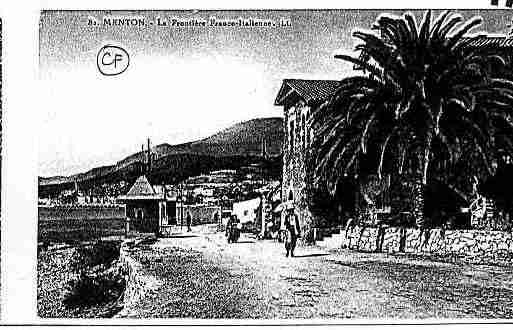 Ville de MENTON Carte postale ancienne