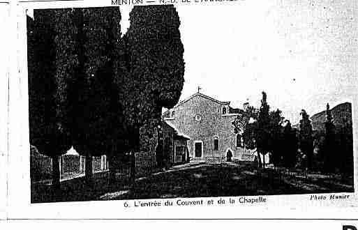 Ville de MENTON Carte postale ancienne
