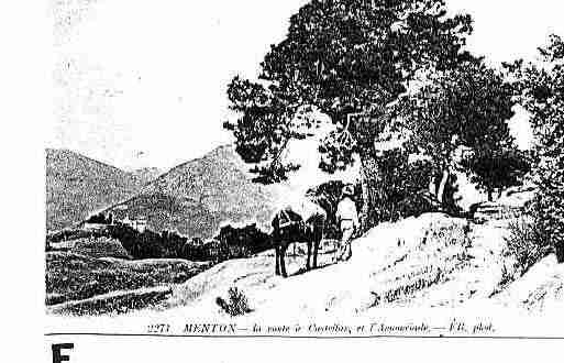 Ville de MENTON Carte postale ancienne