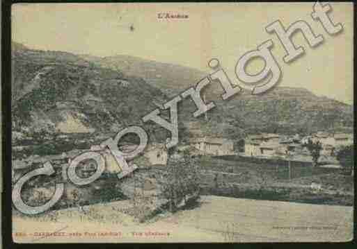 Ville de MERCUSGARRABET Carte postale ancienne