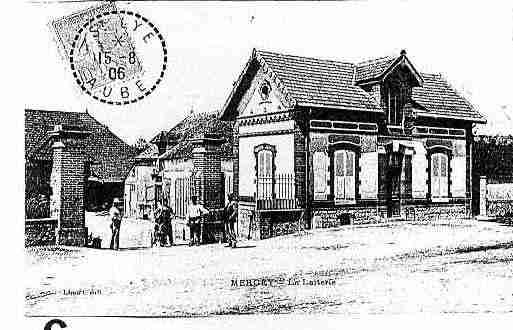 Ville de MERGEY Carte postale ancienne