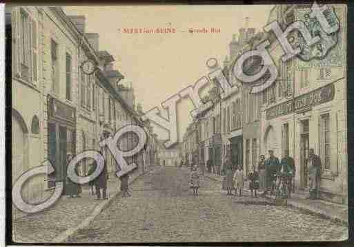 Ville de MERYSURSEINE Carte postale ancienne